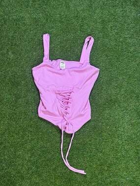 Débardeur Victoria's Secret – Red Currant – Dos Cage – Taille L – Neuf